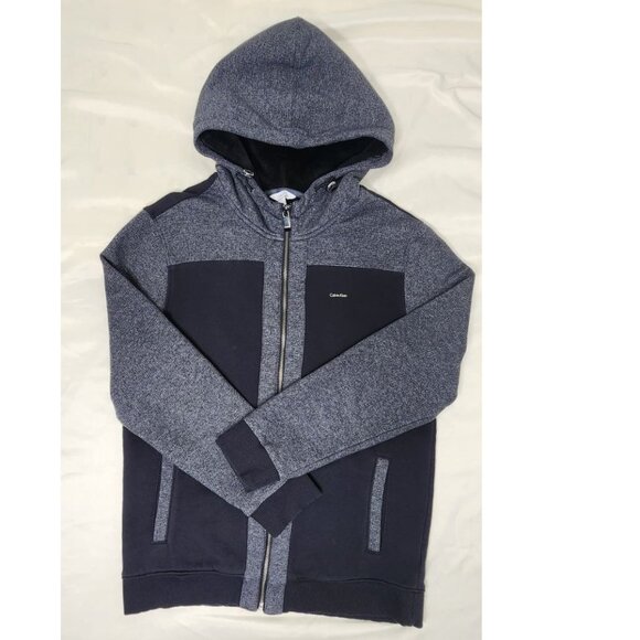 Calvin Klein  Gray Full Zip Hoodie Size M - Picture 1 of 10